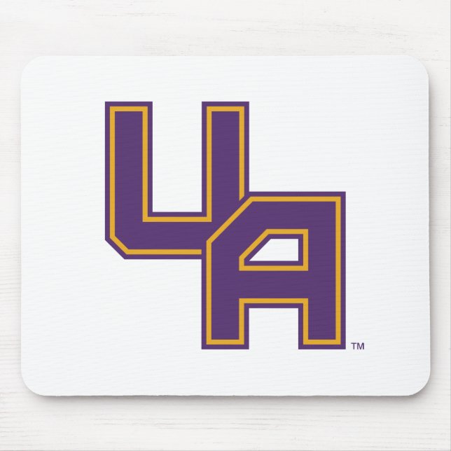 Mousepad Logotipo de Iniciais da Universidade de Albany (Frente)