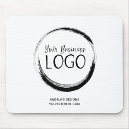 Mousepad Logotipo de Negócio Preto Promocional