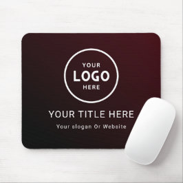 Mousepad Logotipo de negócios minimalista moderno