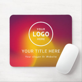 Mousepad Logotipo de negócios minimalista moderno