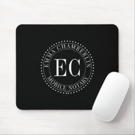Mousepad Logotipo de Notário Público Móvel