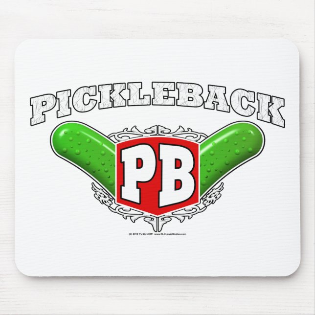 Mousepad Logotipo de Pickleback (Frente)