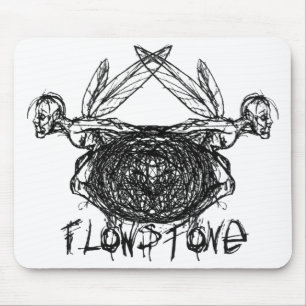 Mousepad Logotipo de pixações gráficas Fllowstone