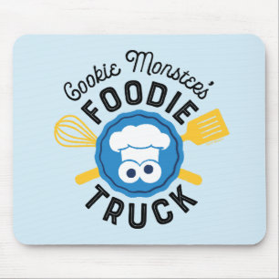 Mousepad Logotipo do Caminhão de Comida do Monstro de Cooki