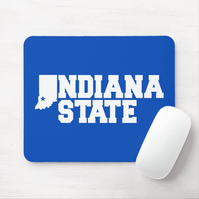 Mousepad Logotipo do Estado de Indiana (Com mouse)
