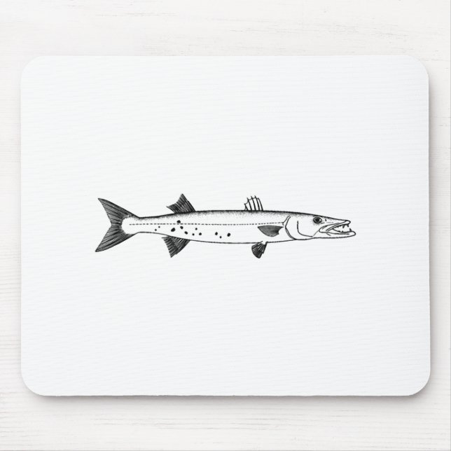 Mousepad Logotipo do grande Barracuda (Frente)