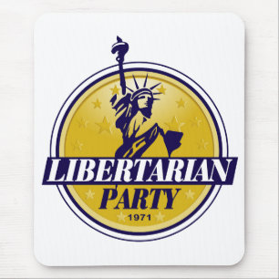 Mousepad Logotipo do partido político do libertário