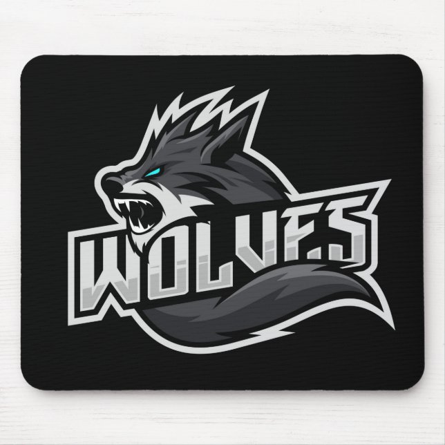 Mousepad Logotipo dos lobos (Frente)