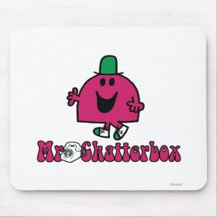 Mousepad Logotipo e telefone do Sr. Chatterbox