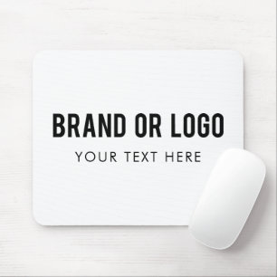 Mousepad Logotipo e texto comercial da empresa profissional
