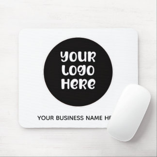 Mousepad Logotipo e Texto de Marcação Comercial Personaliza