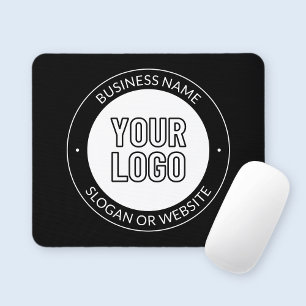 Mousepad Logotipo empresarial ou modelo de texto editável e