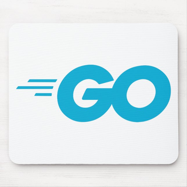 Mousepad Logotipo Golang (Ir para o idioma de programação) (Frente)