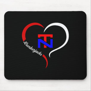 Mousepad Logotipo Half Heart do North Tonawanda Lumberjacks