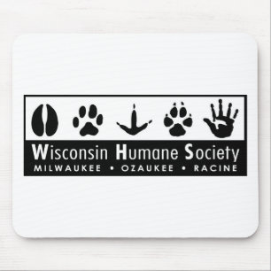 Mousepad Logotipo humano da sociedade de Wisconsin