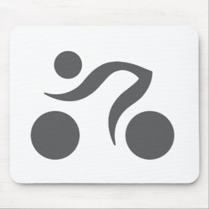 Mousepad Logotipo legal de ciclismo