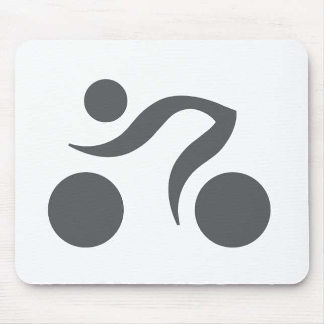 Mousepad Logotipo legal de ciclismo (Frente)
