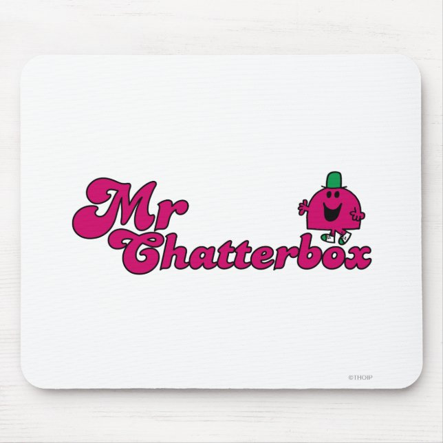 Mousepad Logotipo Magenta Sr. Chatterbox (Frente)