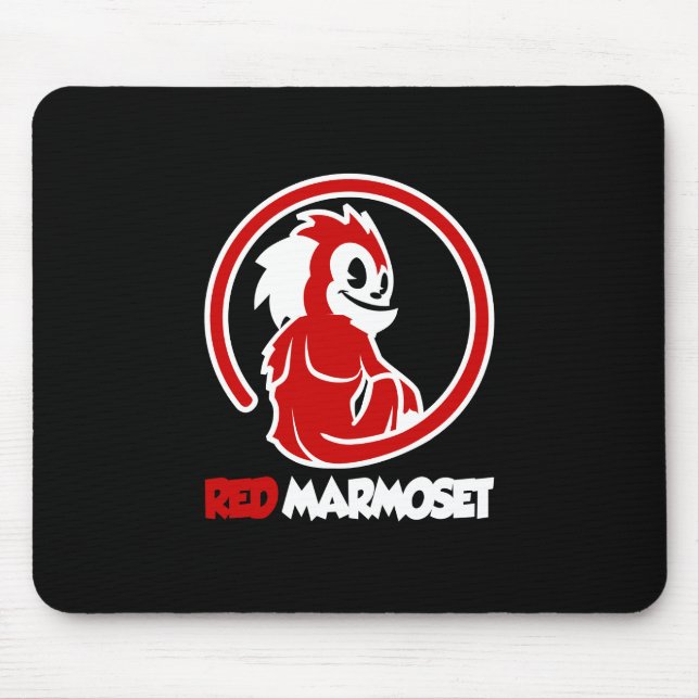 Mousepad Logotipo Marmoset Vermelho (Frente)