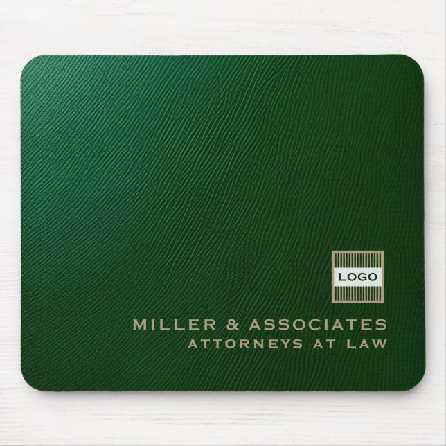 Mousepad Logotipo moderno da empresa de luxo (Frente)