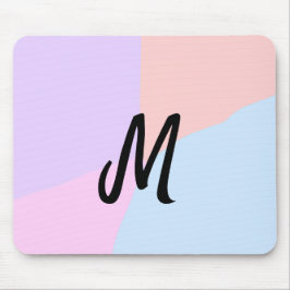 Mousepad logotipo monograma simples e mínimo personalizado