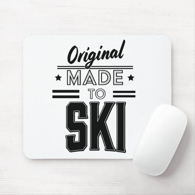 Mousepad Logotipo original feito para esqui (Com mouse)