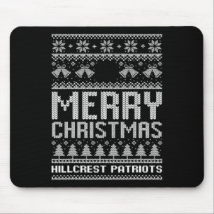 Mousepad Logotipo Patriota Hillcrest Feliz Natal Suor Feio