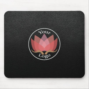 Mousepad LOGOTIPO Personalizado De Couro Preto