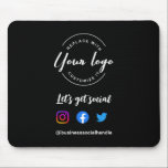 Mousepad Logotipo personalizado do site Get Social Media<br><div class="desc">Aumente sua presença on-line e mostre sua inteligência de mídia social com nosso Vamos Obtenha o Mouse Personalizado do Site de Mídia Social. Projetado com um estilo moderno e divertido, este mouse pad é o acessório perfeito para elevar seu espaço de trabalho e conectar-se a seus clientes e clientes. O...</div>