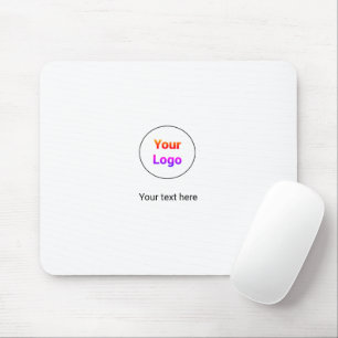 Mousepad Logotipo personalizado simples e elegante aqui na