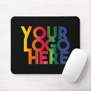 Mousepad Logotipo preto simples para empresas