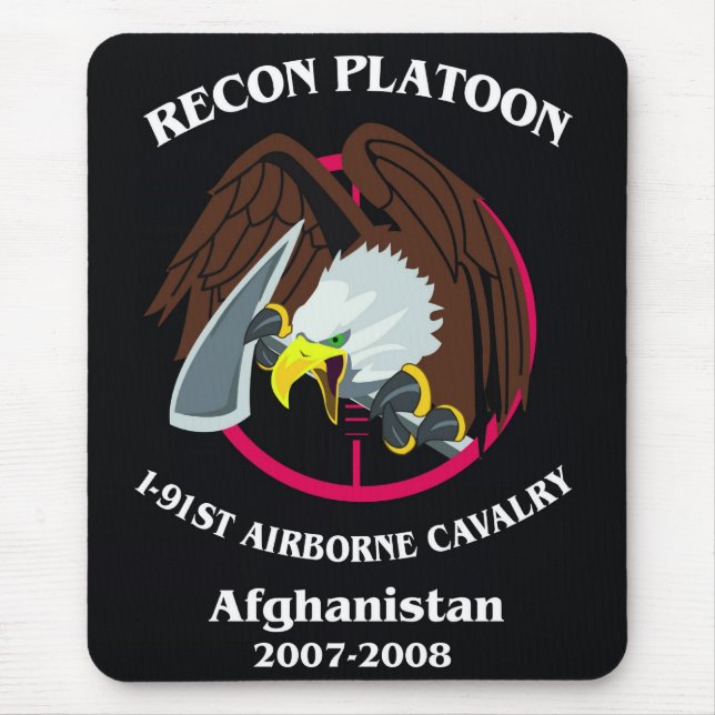 Mousepad - logotipo Recon do pelotão (Frente)