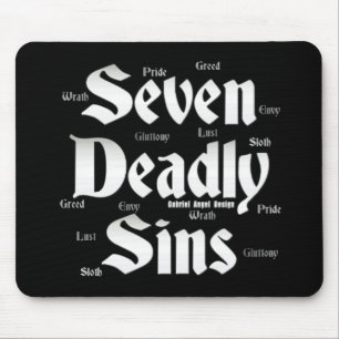 Mousepad Logotipo Sete Sins Mortais