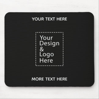 Mousepad Logotipo Simples e Design de Texto Marcas Comercia