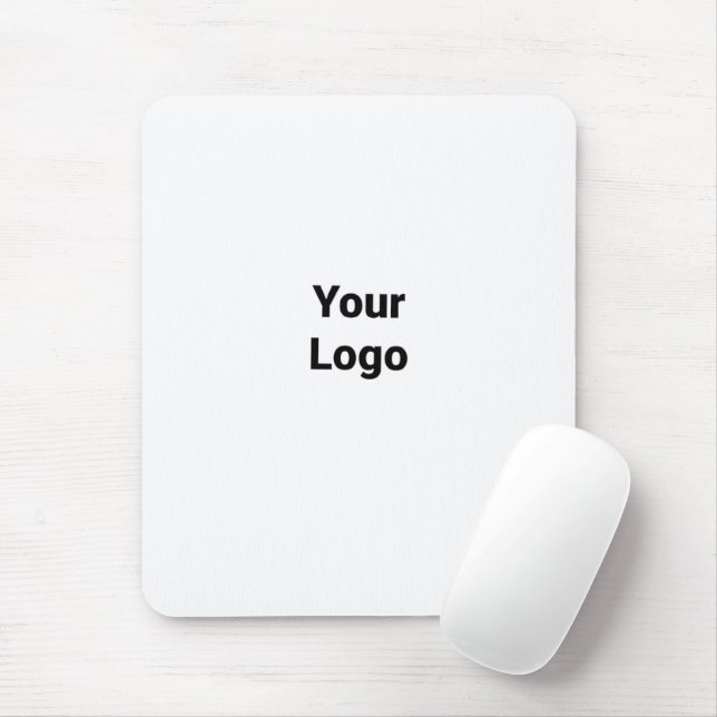 Mousepad Logotipo simples e elegante aqui, mouse da empresa (Com mouse)
