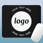 Mousepad Logotipo simples e Promocional de texto para empre<br><div class="desc">Logotipo simples e texto personalizado para sua empresa. Substitua o logotipo e o texto por você para personalizar e remova qualquer texto,  se preferir. Minimalista e profissional para refletir sua marca.</div>