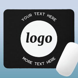 Mousepad Logotipo simples e Promocional de texto para empre