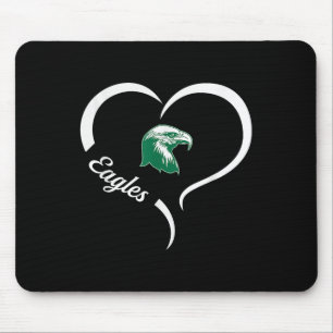 Mousepad Logotipo Thatcher Eagles Slogan Hs Meio Coração