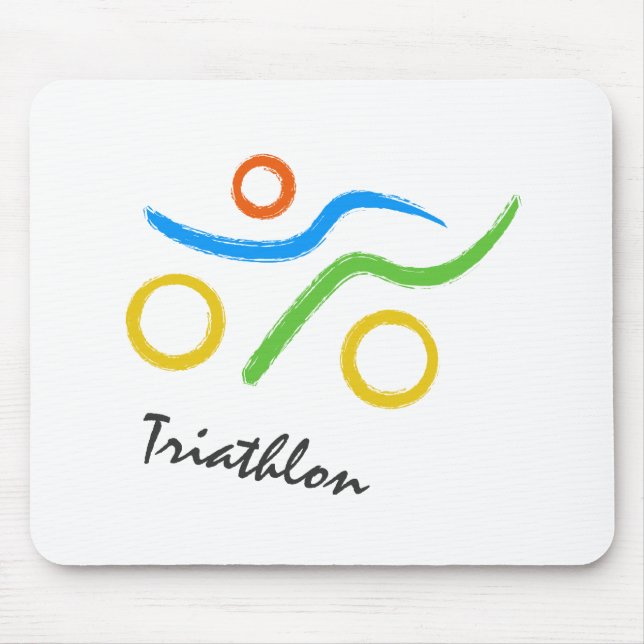 Mousepad Logotipo Triathlon (Frente)
