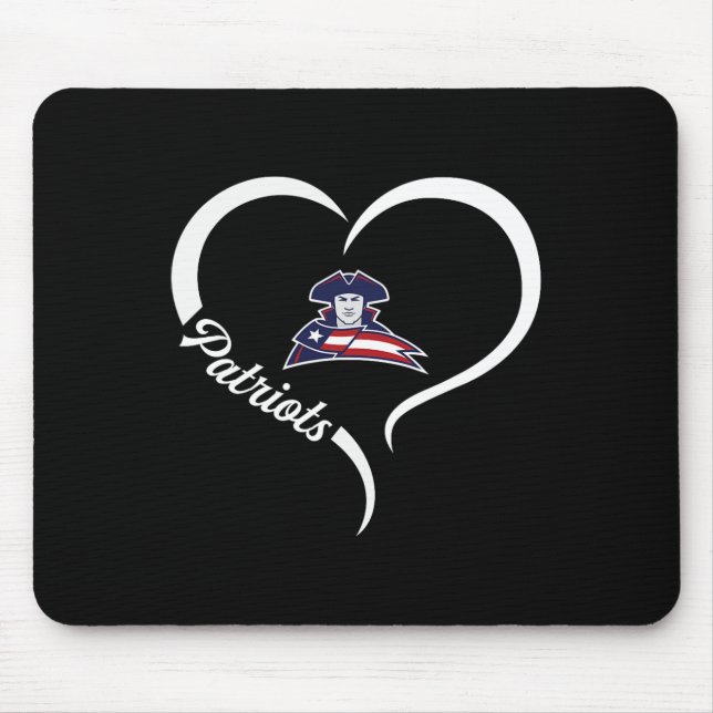 Mousepad Logotipo Truman Patriots Half Heart Slogan Hs (Frente)