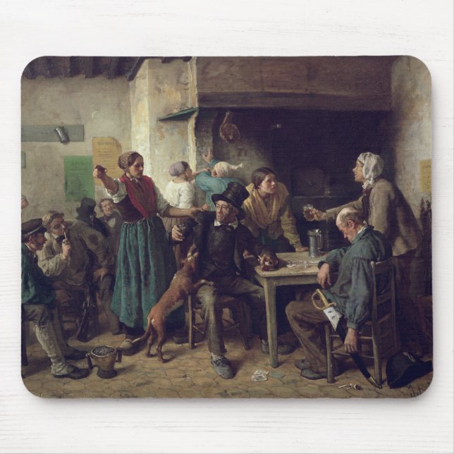 Mousepad Loja de vinho segunda-feira, 1858 (Frente)