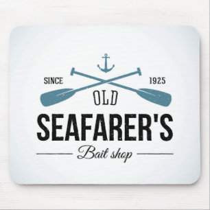 Mousepad Loja velha da isca dos marinheiros