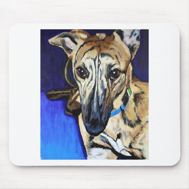 Mousepad Loki - cão do Lurcher (Frente)
