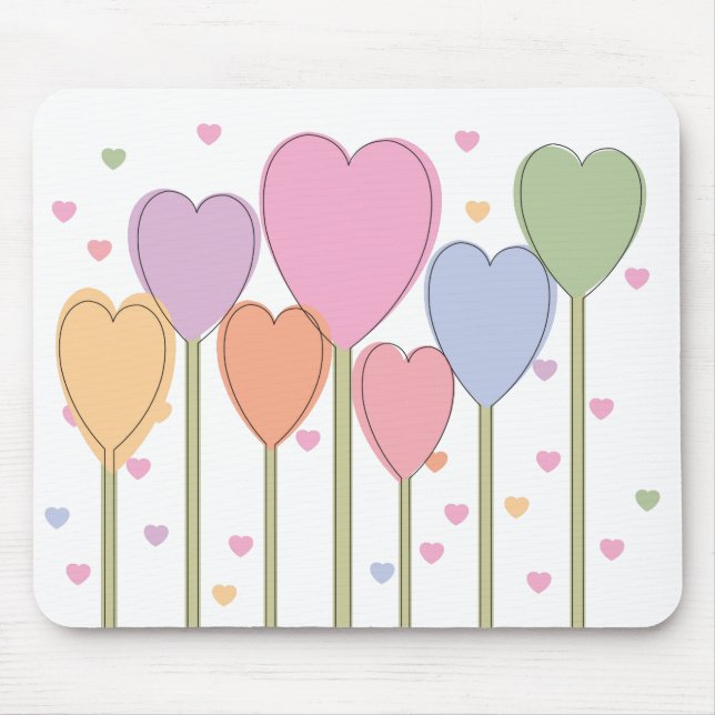 Mousepad Lolipps Whimsical Heart (Frente)