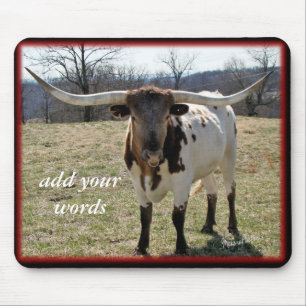 Mousepad Longhorn Mousepad-personaliza