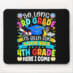 Mousepad Longo 3º ano foi divertido cuidado 4º ano crianças