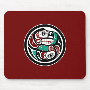 Mousepad Lontra noroeste da Costa do Pacífico que persegue