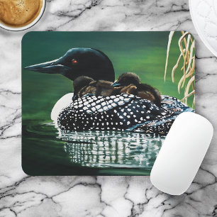 Mousepad Loon Family Outing