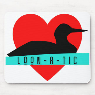 Mousepad Loon "loon-a-tic"