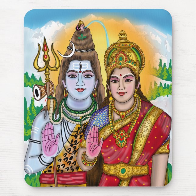 Mousepad Lord Shiva Tapete de Mouse  (Frente)
